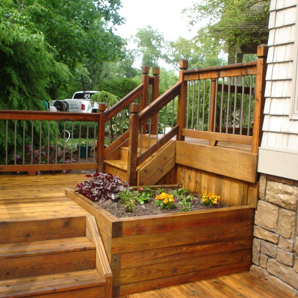 Goshen, IN Deck Staining Project