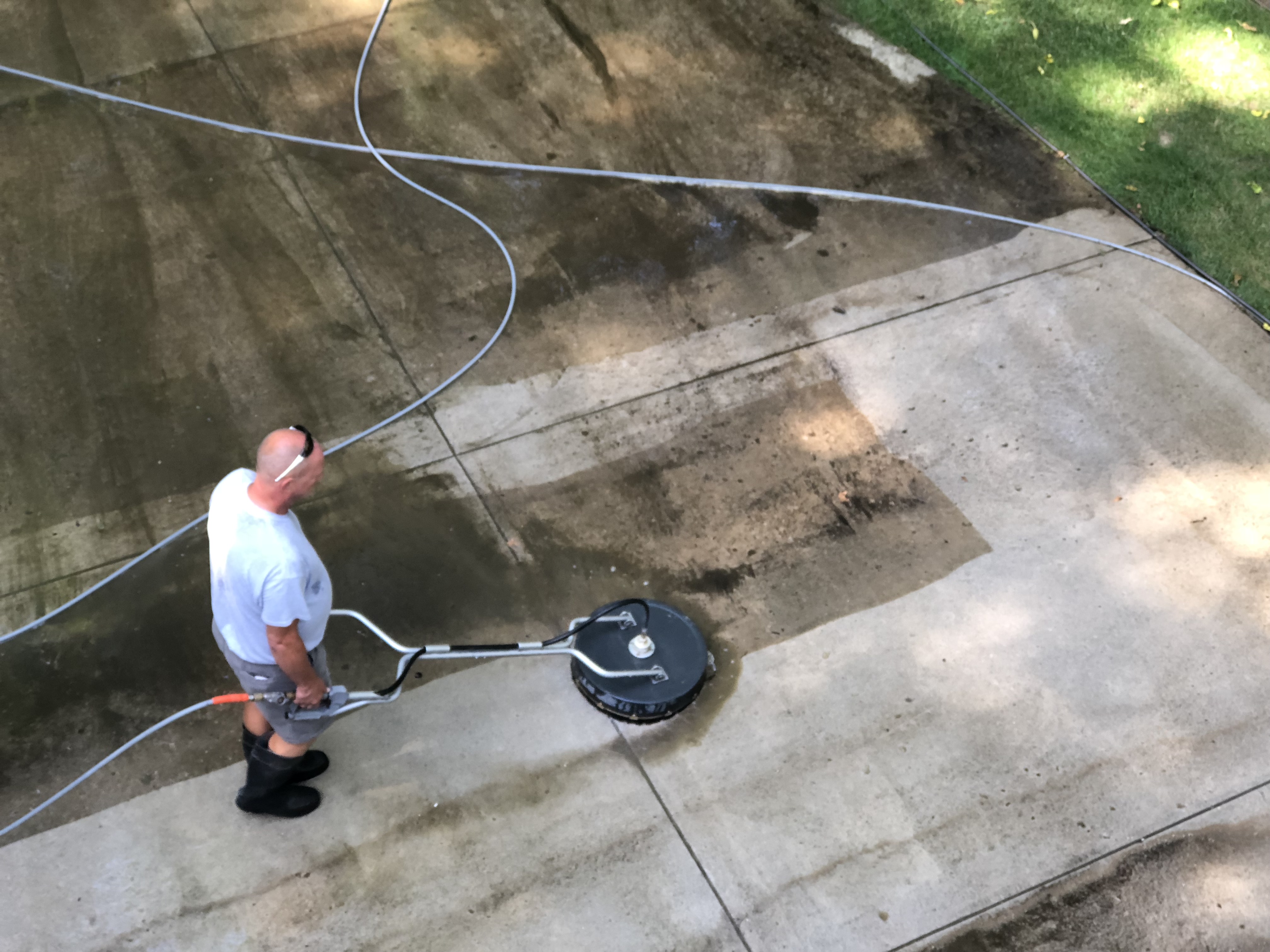 Concrete Cleaning, Midwest Pro Wash, Indiana and Michigan